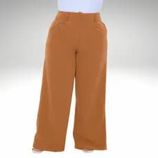 Calça Pantalona Feminina Plus size Cintura Alta Social