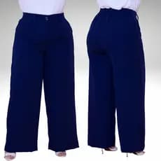 Calça Pantalona Alfaiataria Feminina Plus size Feminina Cintura Alta