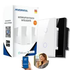 Interruptor Inteligente Wi-Fi Lite 2 Botão Smart Touch Alexa Original Nova Digital Original
