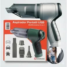 Mini Aspirador De Pó Soprador faz Vácuo 3 Em 1 Ar Portátil Usb Sem Fio Para Carro