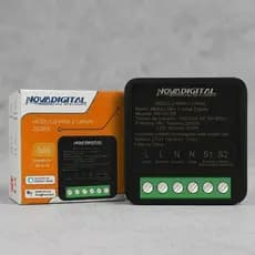 Mini Interruptor Inteligente Zigbee 1 Canal 10A Relé Tuya Branco 127/220v Nova Digital Original