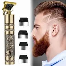 máquina de cortar cabelo máquina de barbear barbeador eletrico masculino aparador de pelos Designe Elétrico Profissional