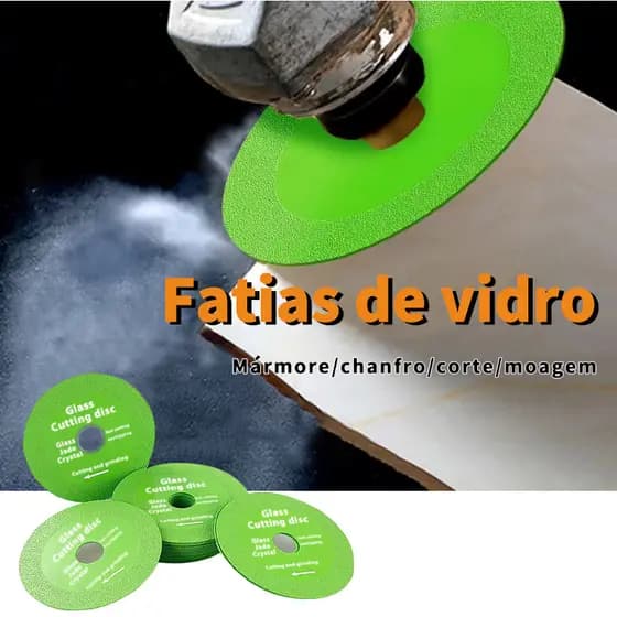 3 PCS Moedor Angular Discos De Corte De Vidro Para Acessórios Cerâmica 100 mm
