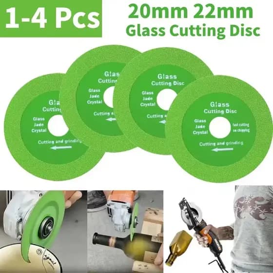 1/4PCS Discos De Corte De Vidro 4 Polegadas 100mm Lâmina De Serra Diamantada Ultrafina Polimento De Mármore Cerâmica