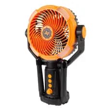 Mini Ventilador Portátil Albatroz com Pés e LED Recarregável Pescaria Camping Viagem Praia Carro Resfriamento Calor