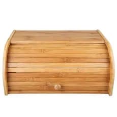 Porta Pão em Bambu Com Tampa De Correr Ecokitchen