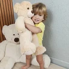 Urso de pelúcia 50cm - Chá revelação fofo