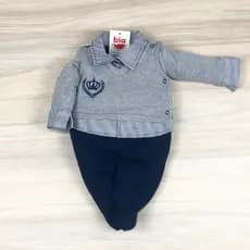 Macacão Bebê Menino Príncipe Conforto e Praticidade