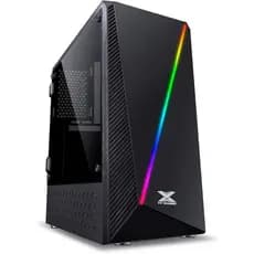 Gabinete Gamer Vinik VX Gaming Pyxis RGB Lateral Acrílico com Dobradiça USB 3.0 Preto ATX