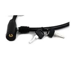 Cadeado Trava Para Bicicleta Capacete Bike Cabo Aço 8MMx60CM