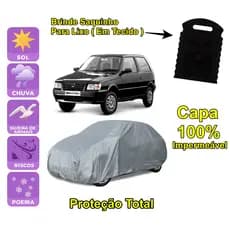 Capa cobrir carro Fiat Uno 100% Impermeável Proteção Total Bezzter