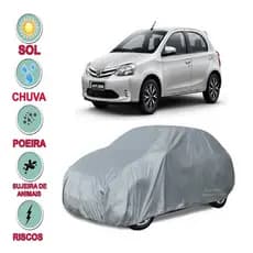 Capa cobrir carro Toyota Etios Hatch 100% Impermeável Proteção Total Bezzter