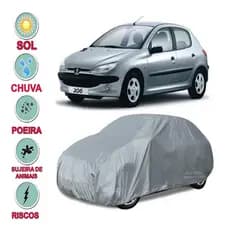 Capa cobrir carro Peugeot 206 100% Impermeável Proteção Total Bezzter