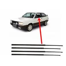 Kit Pestana Externa Interna Borracha Vidro Da Porta Do Gol 1988 1989 1990 1991 1992 1993 1994