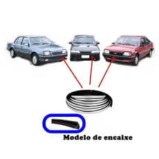 Friso Cromado Do Parachoque Do Monza 82 83 84 85 86 87 88 89 90 91 92 93 94 95 96 Chevette Marajo 86 87 88 89 90 91 92 93 Kadett Ipanema 89 90 91 92 93 94 95