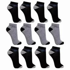 Kit 12 Pares de Meias Soquete Masculina – Conforto e Versatilidade para o Dia a Dia 🧦✨