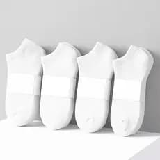 Kit Meias Soquete Feminina – Brancas | 3, 6 ou 12 Pares | Conforto, Estilo e Leveza no Dia a Dia