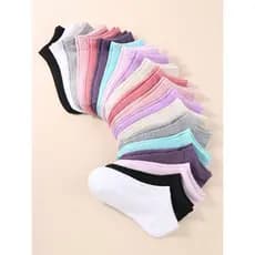 🧦 Kit Meias Invisíveis Femininas – Coloridas | 3, 6 ou 12 Pares | Discrição, Estilo e Liberdade