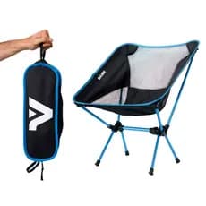 Cadeira Em Alumínio Portátil Dobrável Oxford 600D Ultraleve Praia Camping Pesca Com Bolsa Bask