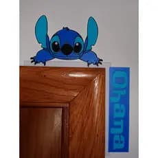 Canto de Porta Decortativo Stitch