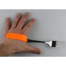 Suporte de Talheres Adaptado  – Ideal para Idosos, Pessoas com Deficiência e Parkinson