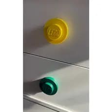 Puxador de Gavetas Decorativo - Formato LEGO - Quarto Infantil