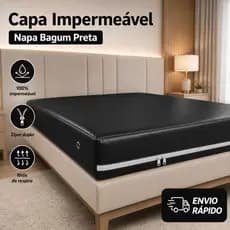 Protetor De Colchão Impermeável Capa Colchão Napa Premium Vários Tamanhos