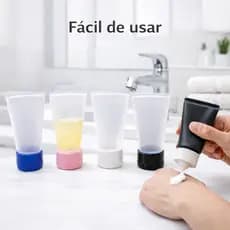 Kit Viagem Portátil 2/4/6/10/20 Unidades Frascos para Shampoo e Creme | Não Vaza | Ideal para Mala