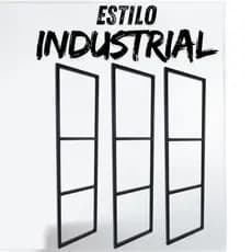 Suporte Prateleira Tripla Estilo Industrial Parede ou Teto Monaco 3 Peças 95x29cm