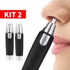 Removedor Aparador de Pelos Elétrico/Portátil para Nariz/Orelha/Rosto / Depilador Facial