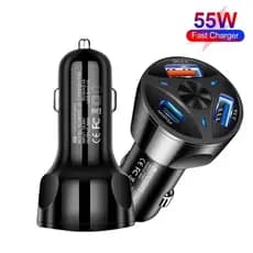 Carregador Veicular Carro Turbo Universal 3 Portas Usb 1 Porta 3.0 Quick Charger