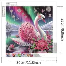 Artesanato Pintura Diamante Diy 30X30
