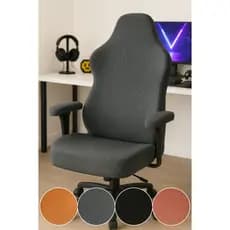Capa Protetora Para Cadeira Gamer Luxo Matelada Ajustável Antipoeira Várias Cores Encaixe Perfeito Escritório
