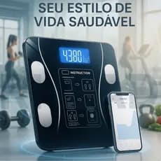 Balança Digital Medidora Corporal Bioimpedância balança digital corporal balança corporal até 180kg
