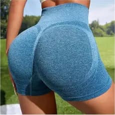 KIT COM 4 Short Academia MULTICOR levanta bumbum Fitness Cintura Alta Modeladora Empina Bumbum Secagem Rápida Multicores