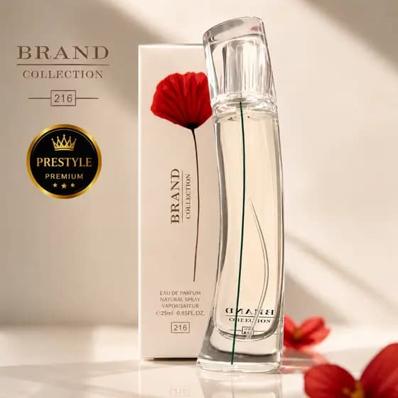 Perfume Brand Collection Nº 216 Feminino 25ml Fragrância Sedutora Alta Fixação Premium Eua de Parfum