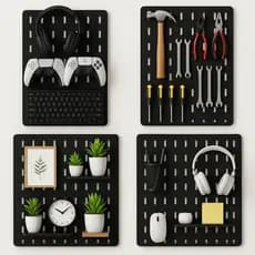 Painel Organizador Pegboard Gamer Ferramentas Acessórios