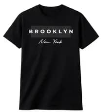 Camiseta Brooklyn New York Camisa Unissex Moderna Confortável Premium Lançamento