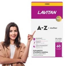 Suplemento Vitamínico Lavitan A-z + Mulher 60 Comprimidos