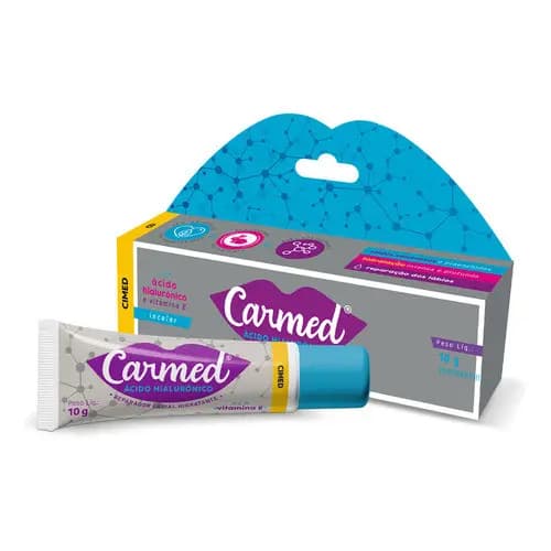 Carmed Ácido Hialurônico + Vitamina E Hidratante Labial