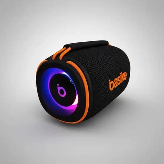 CAIXA DE SOM BLUETOOTH BASIKE BARAD183 POTENTE PROVA AGUA