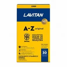 VITAMINA LAVITAN A-Z ORIGINAL 30 COMPRIMIDOS (EDIÇÃO LIMITADA) - CIMED