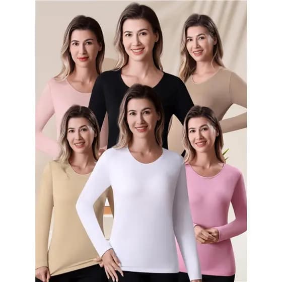 Blusa Termica feminina Segunda Pele Térmica Manga Longa com Proteção
