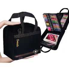 Manicure Bolsa Manicure Pedecure Grande Com Alta Capacidade Interna Para Esmalte Rsm Design Original
