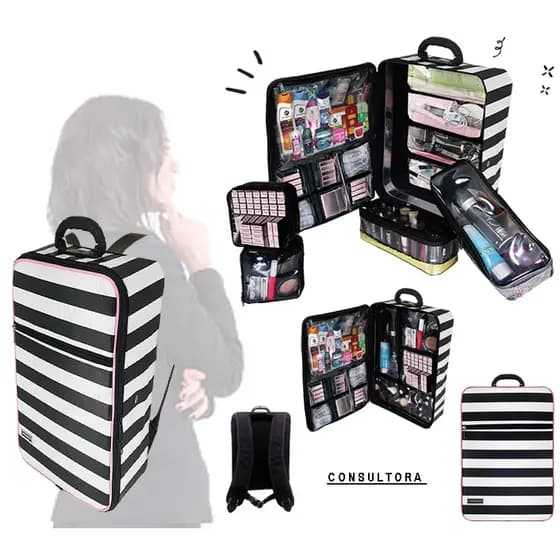 Bolsa Mochila Para Consultora De Cosméticos-Maquiagem Rsm Design Original