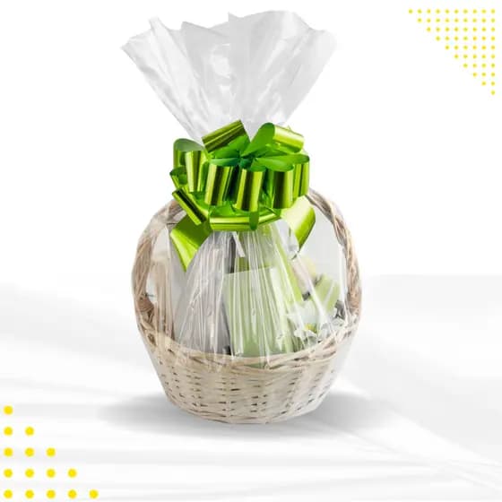 kit 50 e 100 sacos para cesta de presente 30x45 saco transparente brilhante celofane