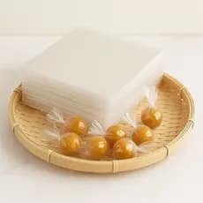 Celofane Com Torção 20x20 e 15x15 Para Doces Brownie Bala Baiana Bala de Coco Trufas Embalagens Doces Gourmet