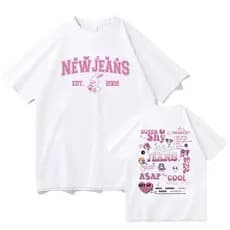 Camiseta T-shirt Unissex 100%Algodão Tracklist New Jeans 2025 Lançamento Topzeira