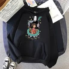 Blusa Moletom Canguru A Viagem Chihiro plus Size Roupa Bts kpop