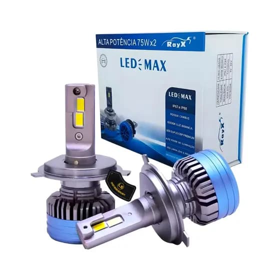 Ultra Led Max 6k 15000lm 150w 12v H1 H3 H4 H7 HB4 H11